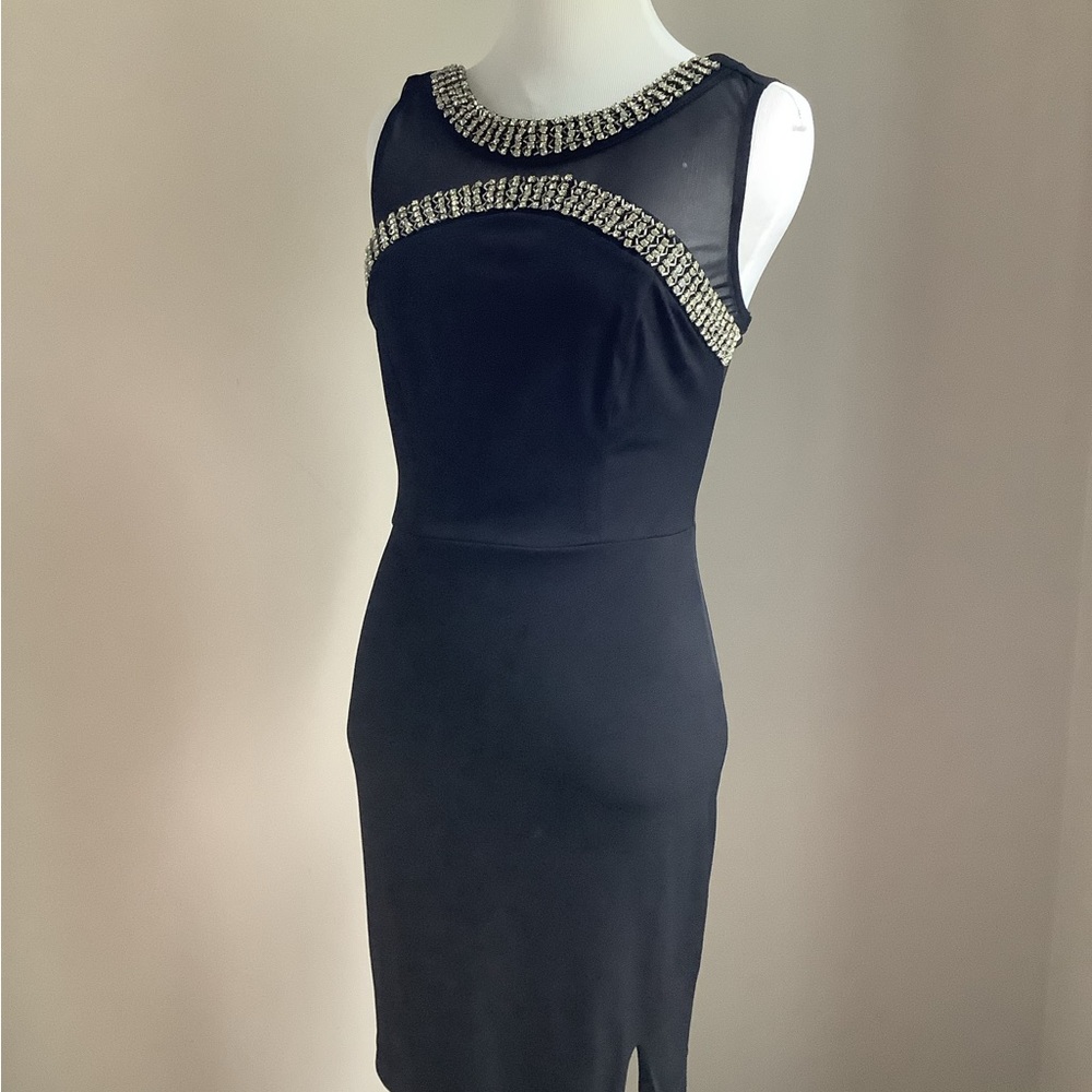 Black fitted sparkle dress Junior size 1